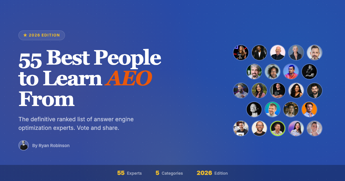 55 Best People to Learn AEO From in 2026