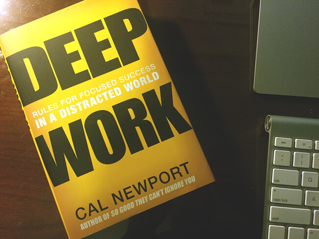 Melhores livros de negócios Deep Work Cal Newport