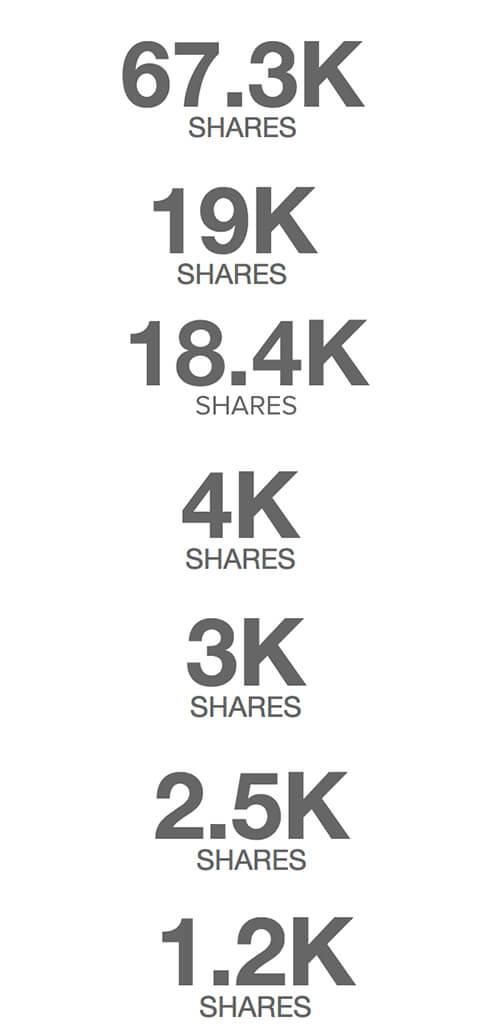 Freelance Content Marketer Consultant Ryan Robinson Social Share Results