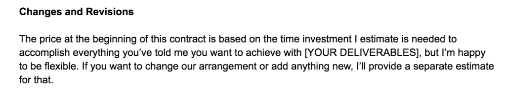 Freelance Contract Essentials ryrob changes and revisions