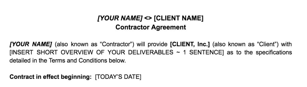 9 Freelance Contract Template Essentials Free Template Pdf Word