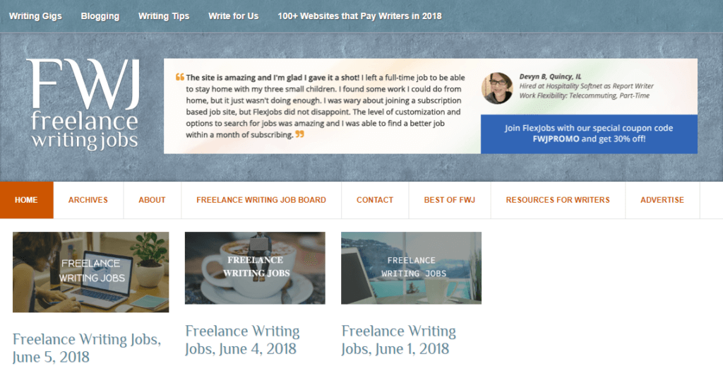 Best Freelance Job Websites Freelance Writing Gigs