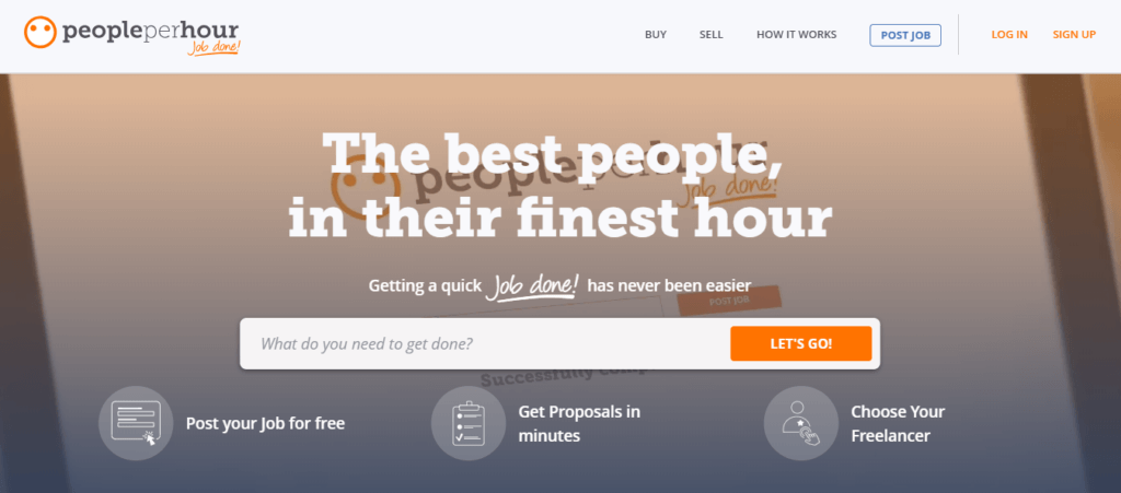 Best Freelance Job Websites People Per Hour
