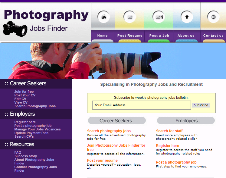 Best Freelance Job Websites Photography Jobs Finder