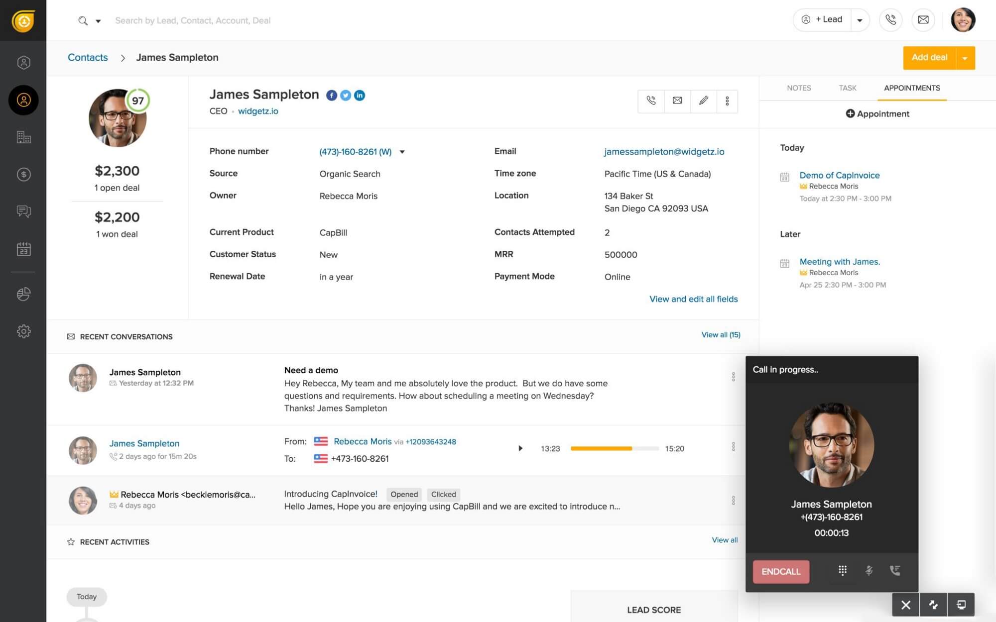 Best CRM for Small Business Startups Freshsales CRM