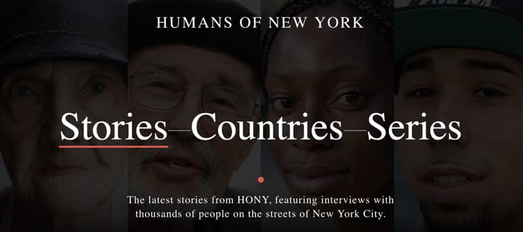 Come nominare il tuo blog Esempio Umani di New York
