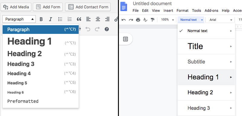 Blog SEO Strategies and Tips How to Select Heading Format in WordPress