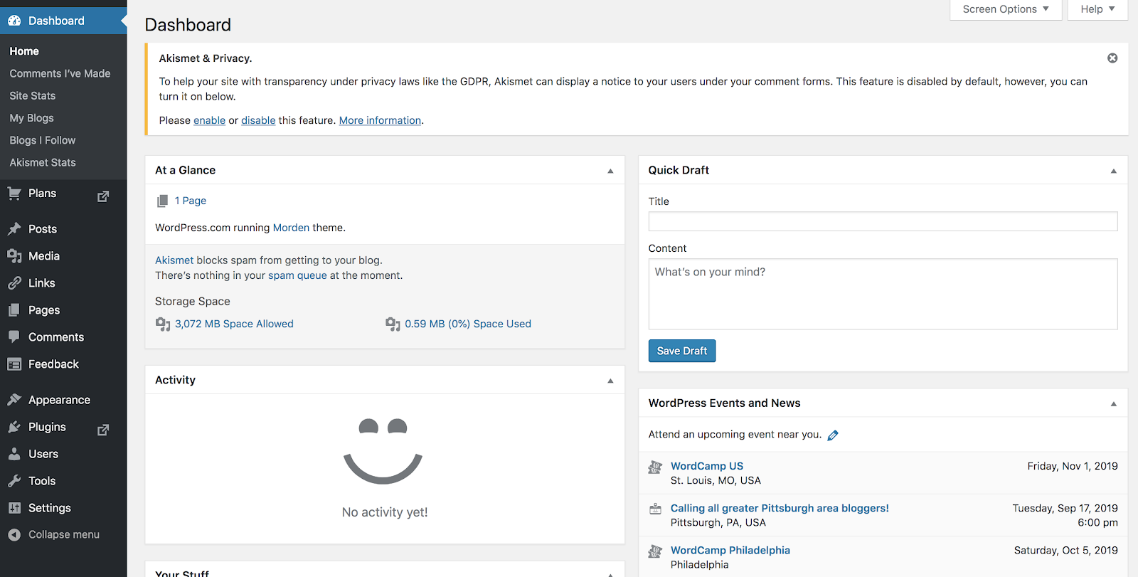 Screenshot of the Free WordPress Content Editor