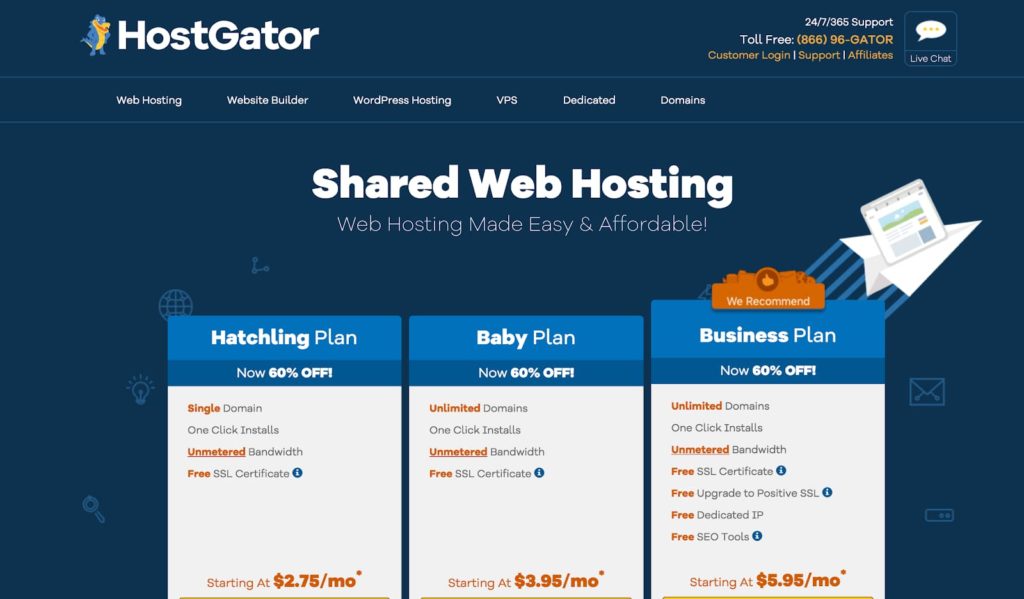 host gator melhores planos de hospedagem na web 1024x599