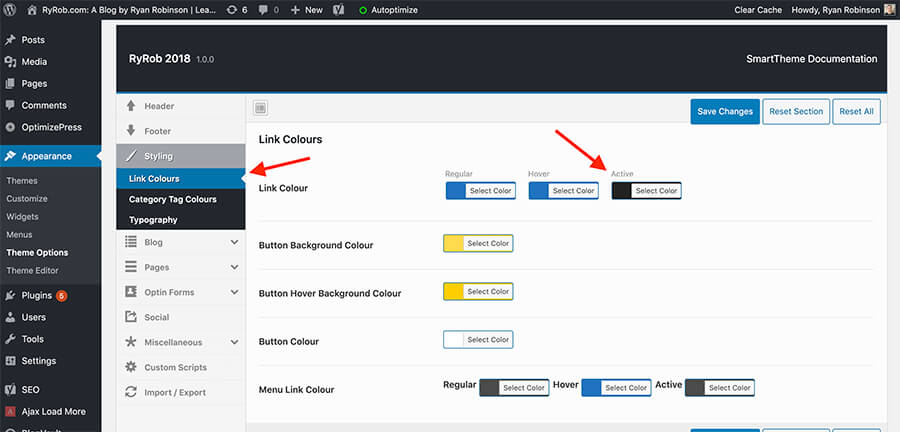 How to Change Font Color in WordPress Theme Settings