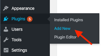 nieuwe plug-in Toevoegen Screenshot