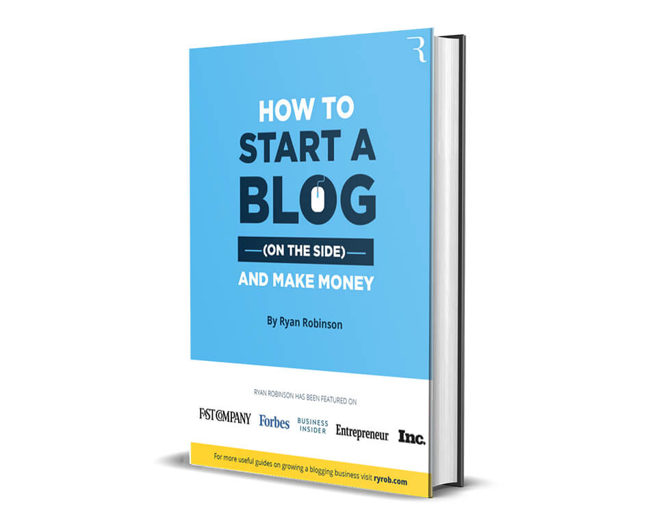 Best Blogging Books How to Start a Blog by Ryan Robinson