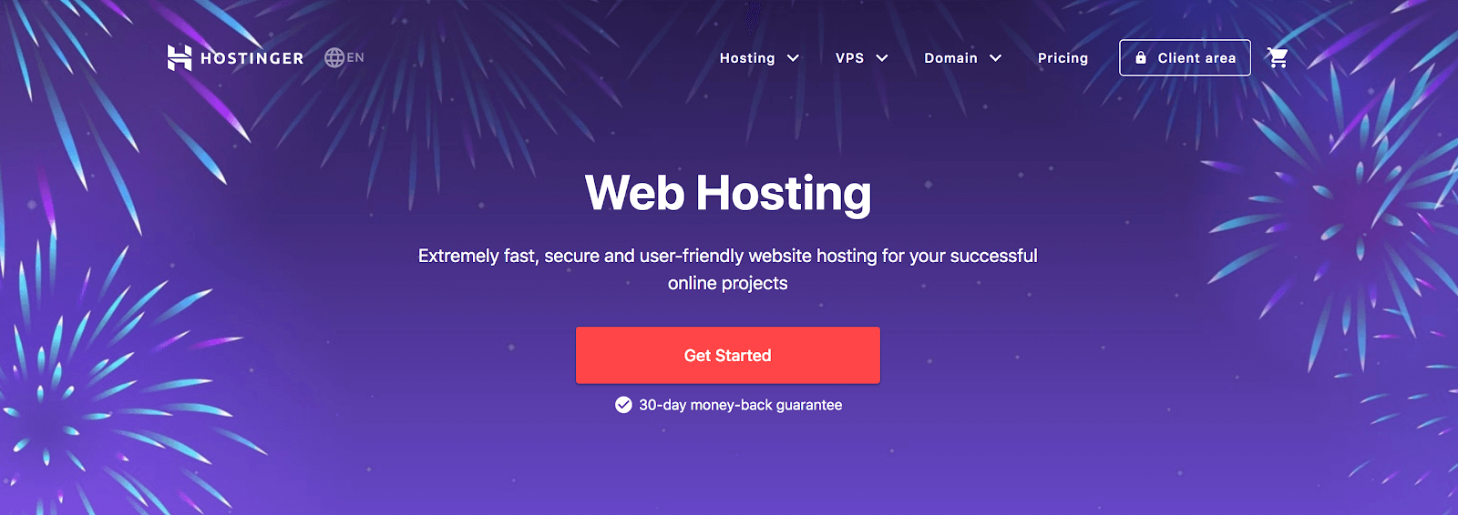 Hostinger Web Hosting Plan for New Bloggers (Screenshot)