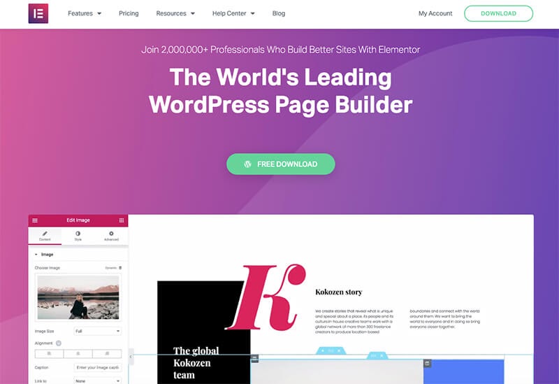 Elementor WordPress Page Builder for Your Travel Blog