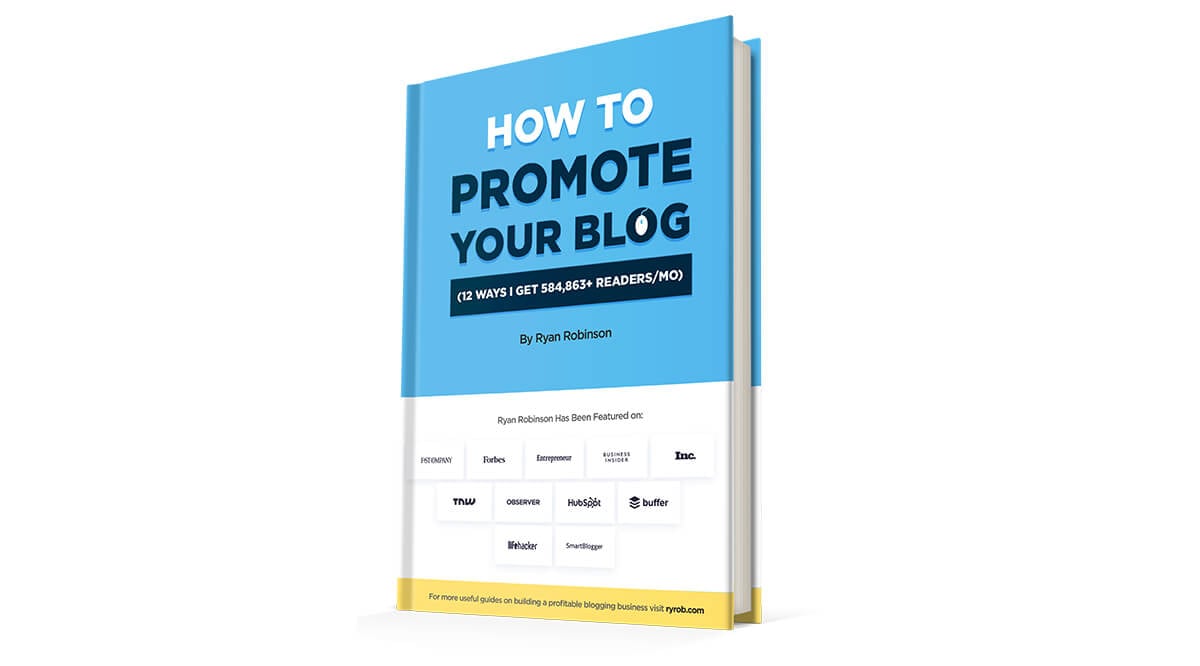 How to Promote Your Blog (Book) by Ryan Robinson Screenshot of Book - Free Download