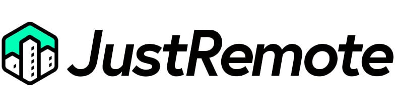 JustRemote Logo (How to Get a Remote Job and Use Listing Sites)