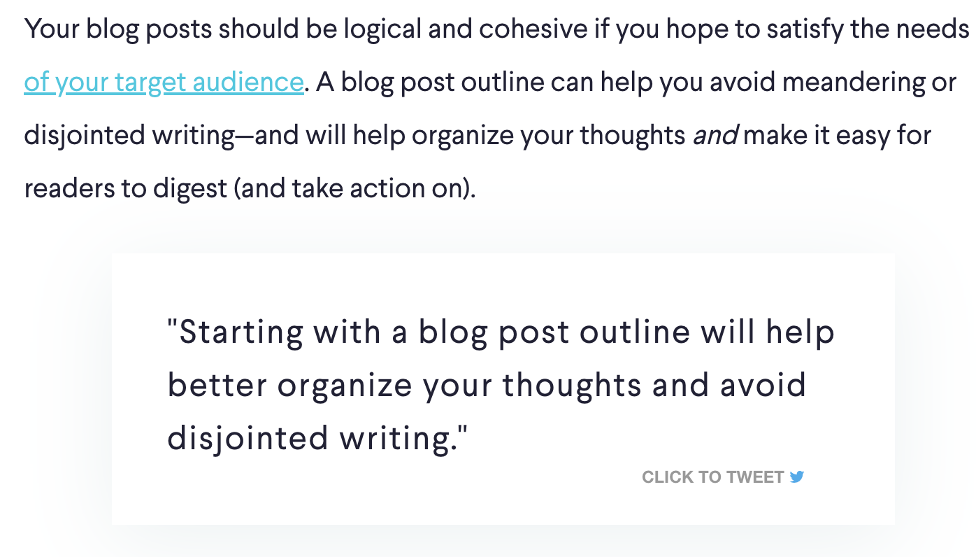 Screenshot of Click to Tweet WordPress Widget (Making Content More Shareable