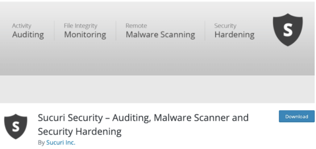 Sucuri Plugin for WordPress Security (Screenshot)