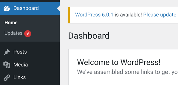 WordPress Dashboard Screenshot (Update Your Blog) Things I Wish I Knew Before Starting a Blog