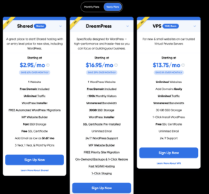 Best Cheap Hosting Providers - Dreamhost Plans Comparison