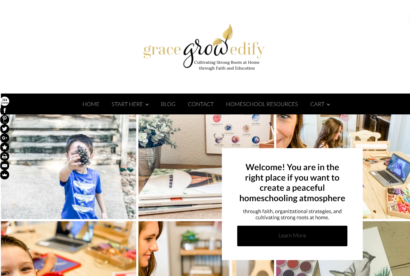 grace grow edify mom blogger example to learn from