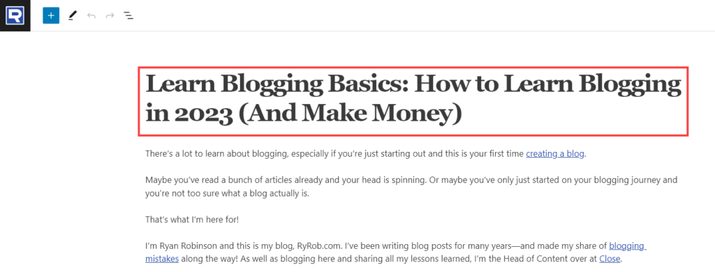 Where to Put Your Blog Headline (Headline Analyzer Screen Shot)