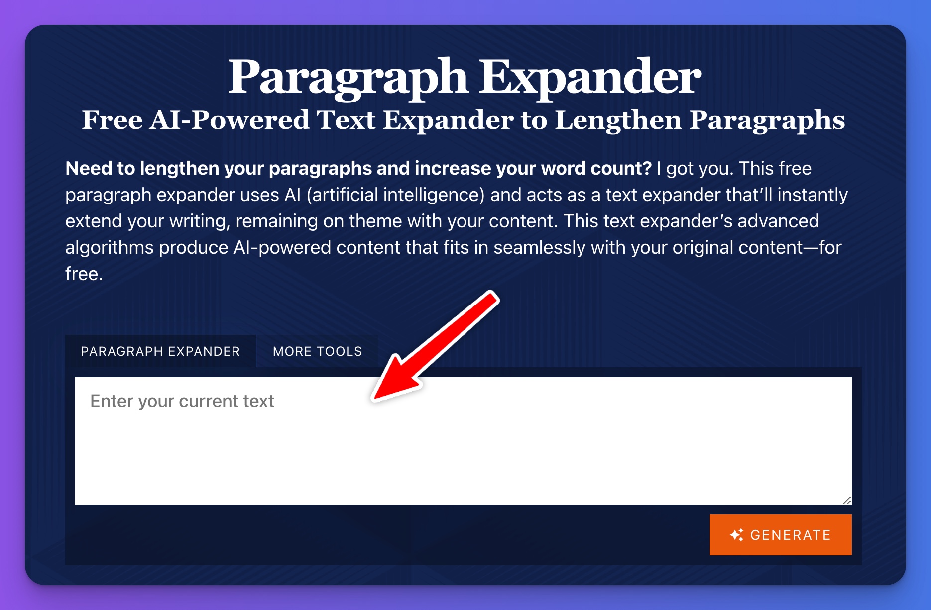 Paragraph expander 100 free ai text expander no login 