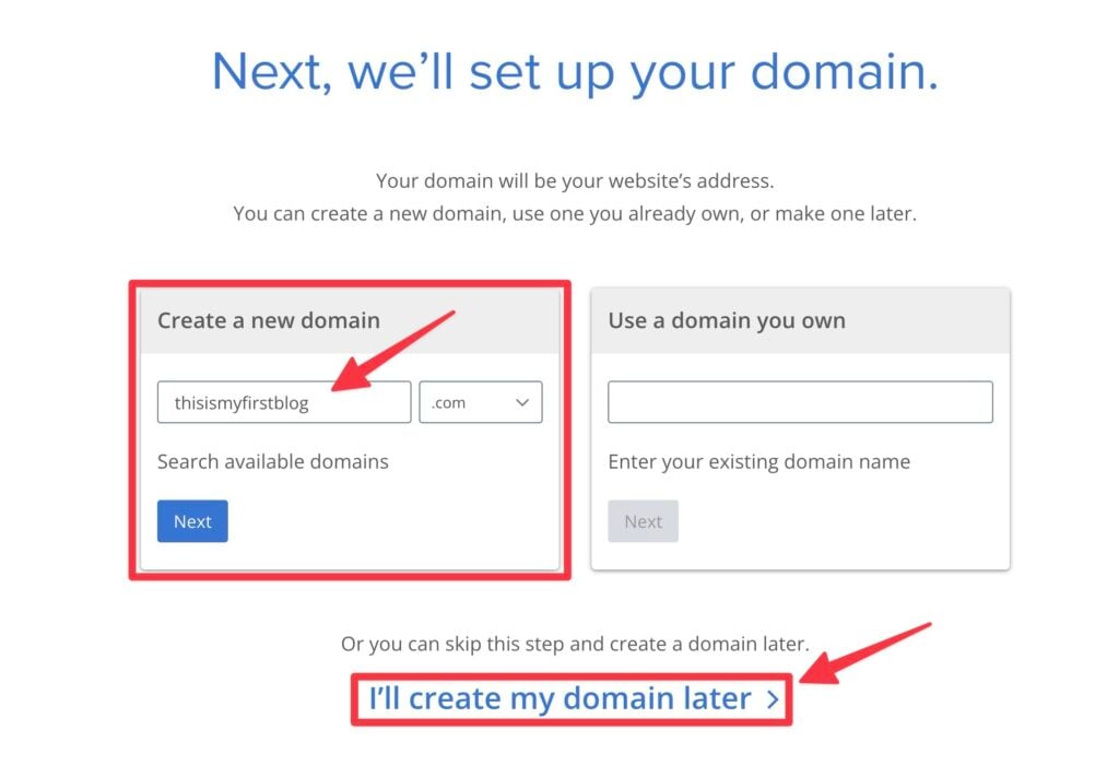 Create an Account and Choose Your Domain Name with Bluehost to Host Your Blog