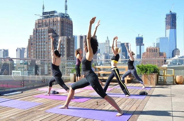 Rooftop Yoga Class (Business Idea Example) Image