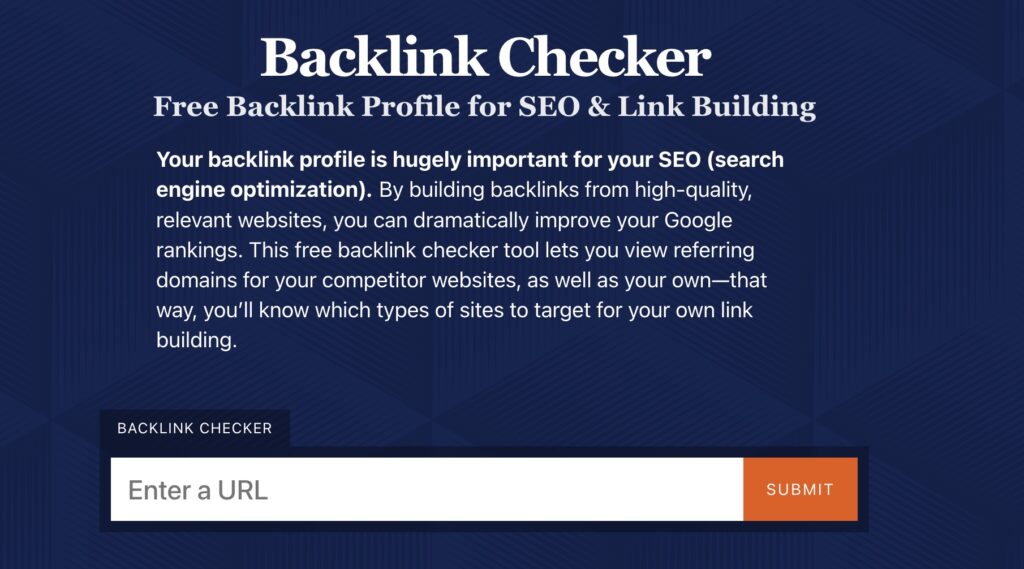 Free Backlink Checker by Ryan Robinson (SEO Tools for Bloggers)