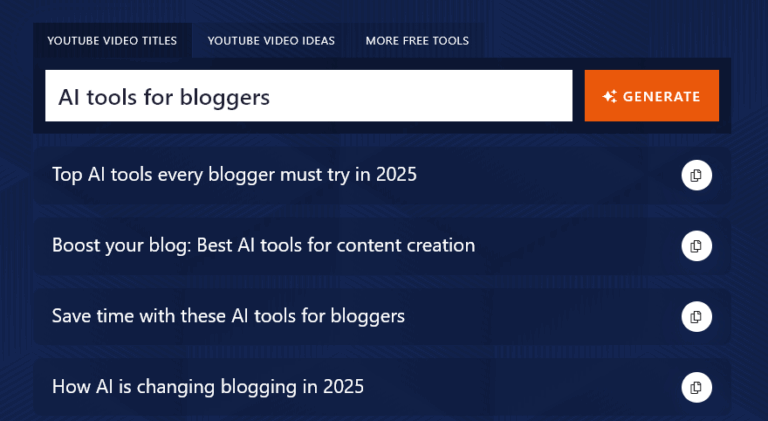 Free YouTube Title Generator (No Login) YouTube Video Titles