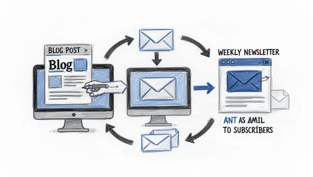 Blog Post Content Loop for Email Newsletters