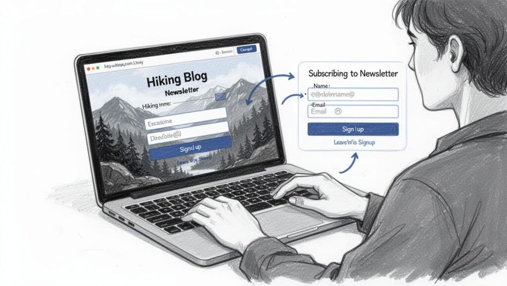 How to Automated an Email Newsletter System (Example Graphic) for My Blog