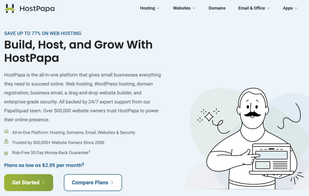 HostPapa Web Hosting for Small Business Websites