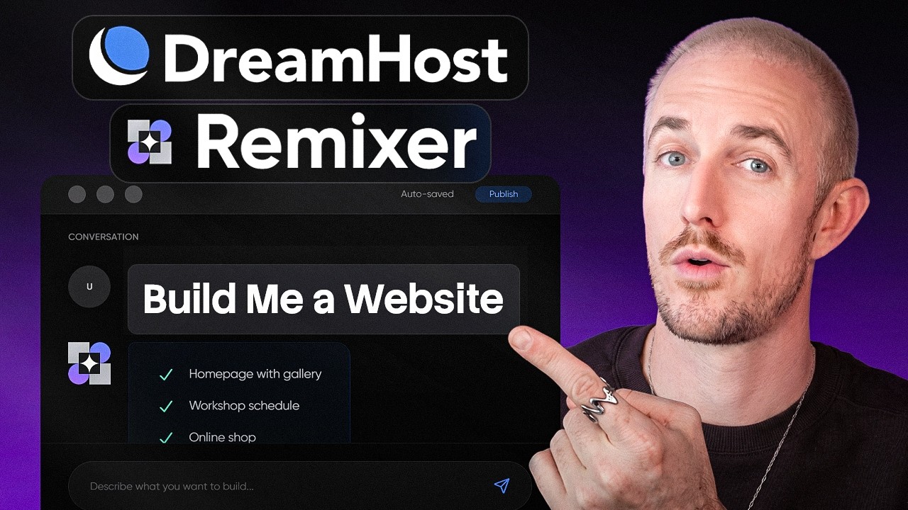 How to Build a Website With AI and Create a Website in Minutes (Dreamhost Remixer Review)