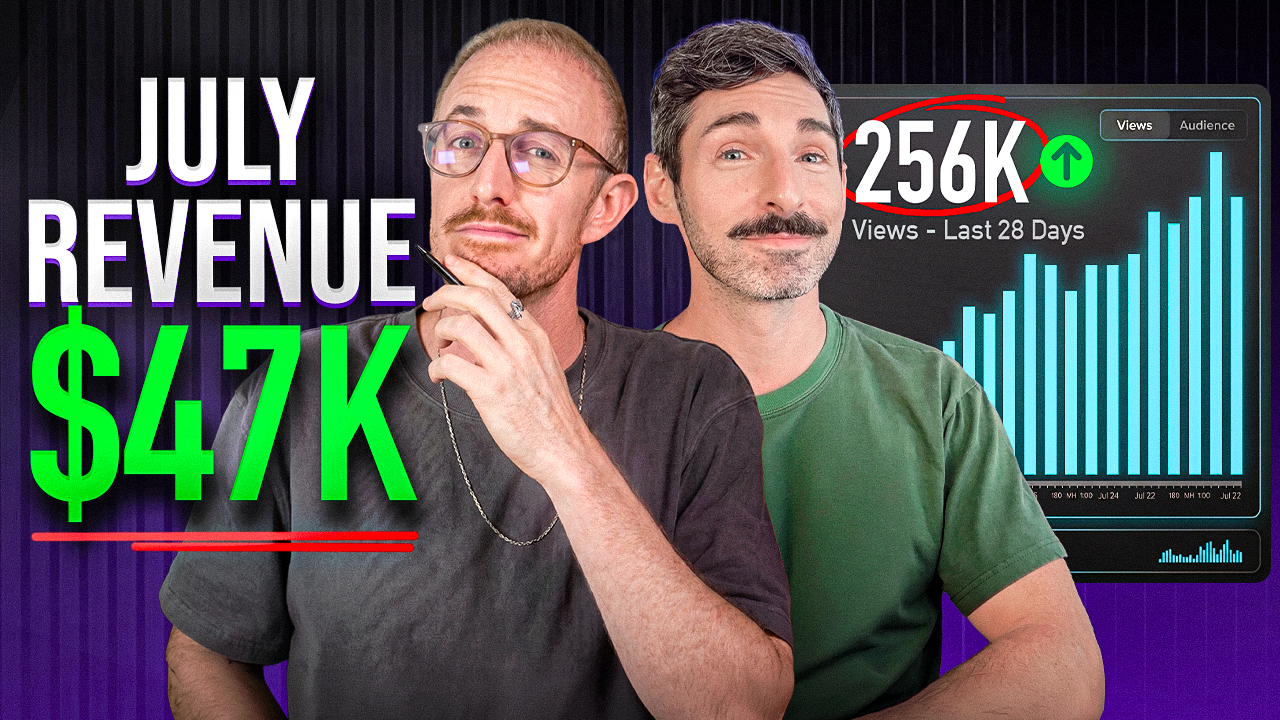 How My YouTube Channel Made $47K in July (Full Income Report) featured image