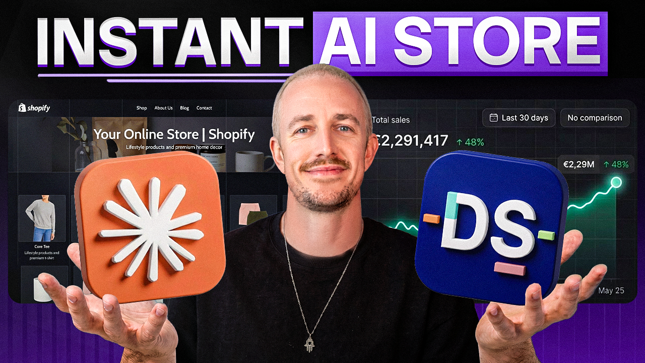 How to Run a Dropshipping Store With AI (No Dashboard) featured image