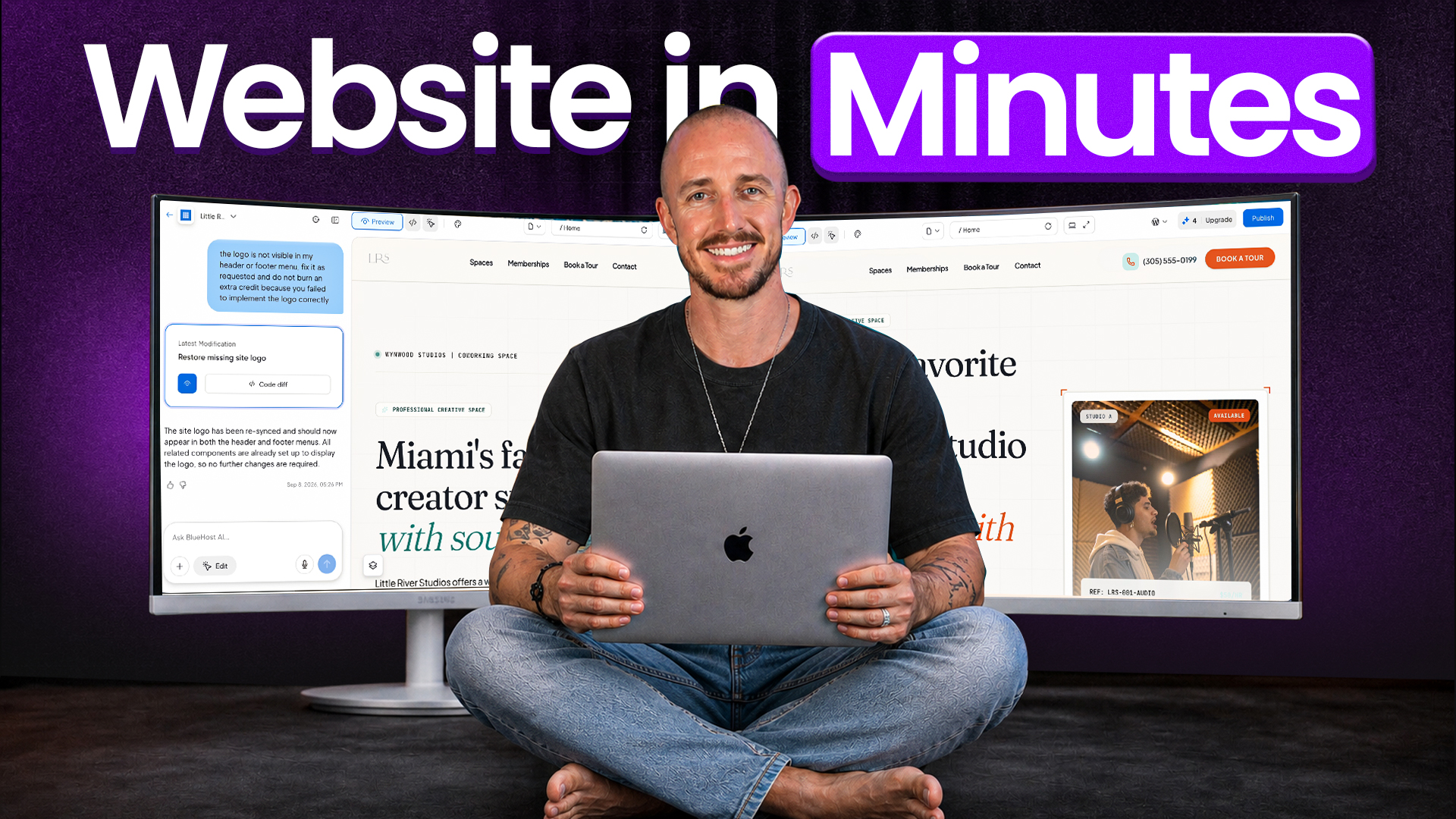How I Build a Business Website With AI (No Code) featured image