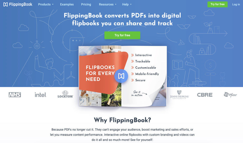 FlippingBook homepage